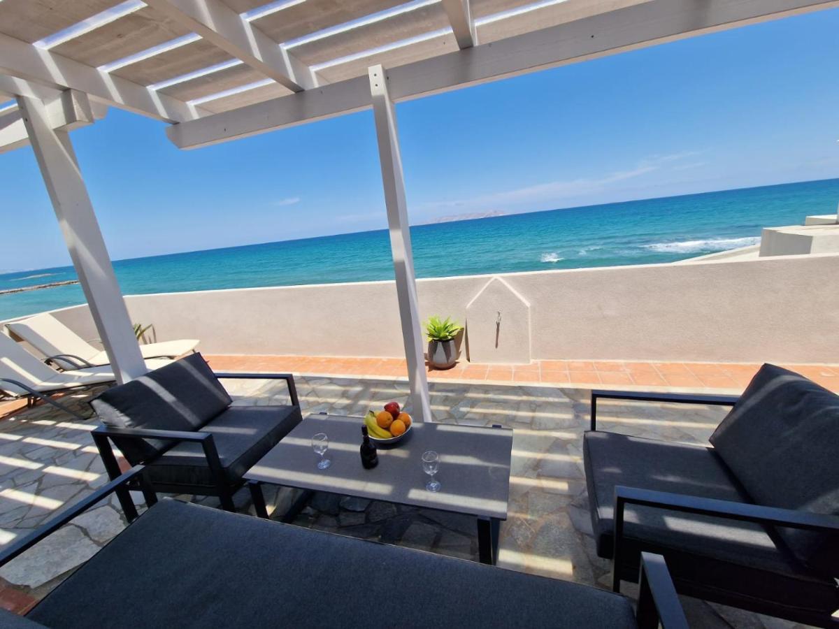 Astra Sea View Apartment, Sea Front Kokkini Hani Exterior foto